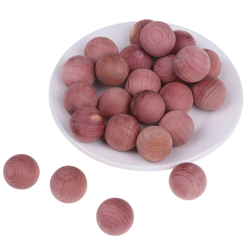 24 шт./лот шарики из кедрового дерева от моли насекомых Репеллент натуральный