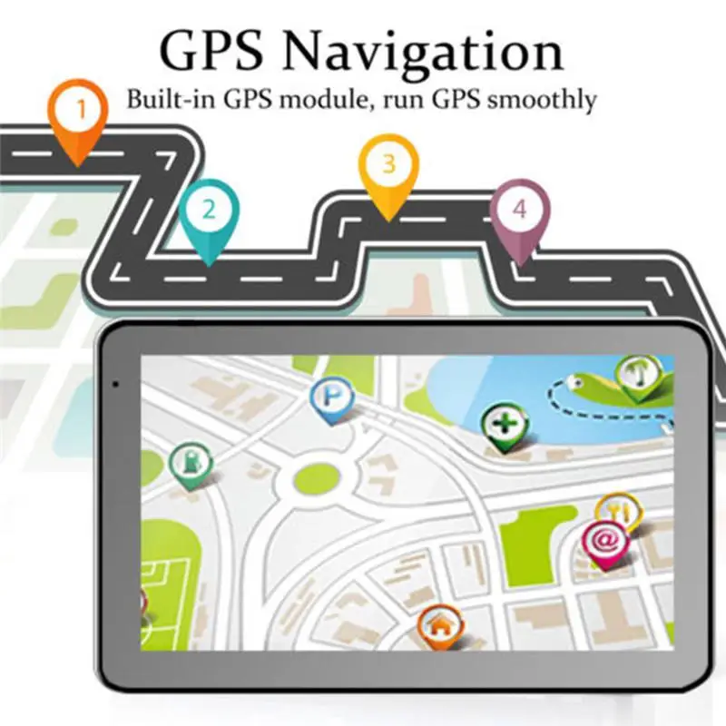 

7 inch 256+8GB Portable HD Touch Screen Car GPS Navigator Car Compass North/South American Europe Maps Satellite Navigation