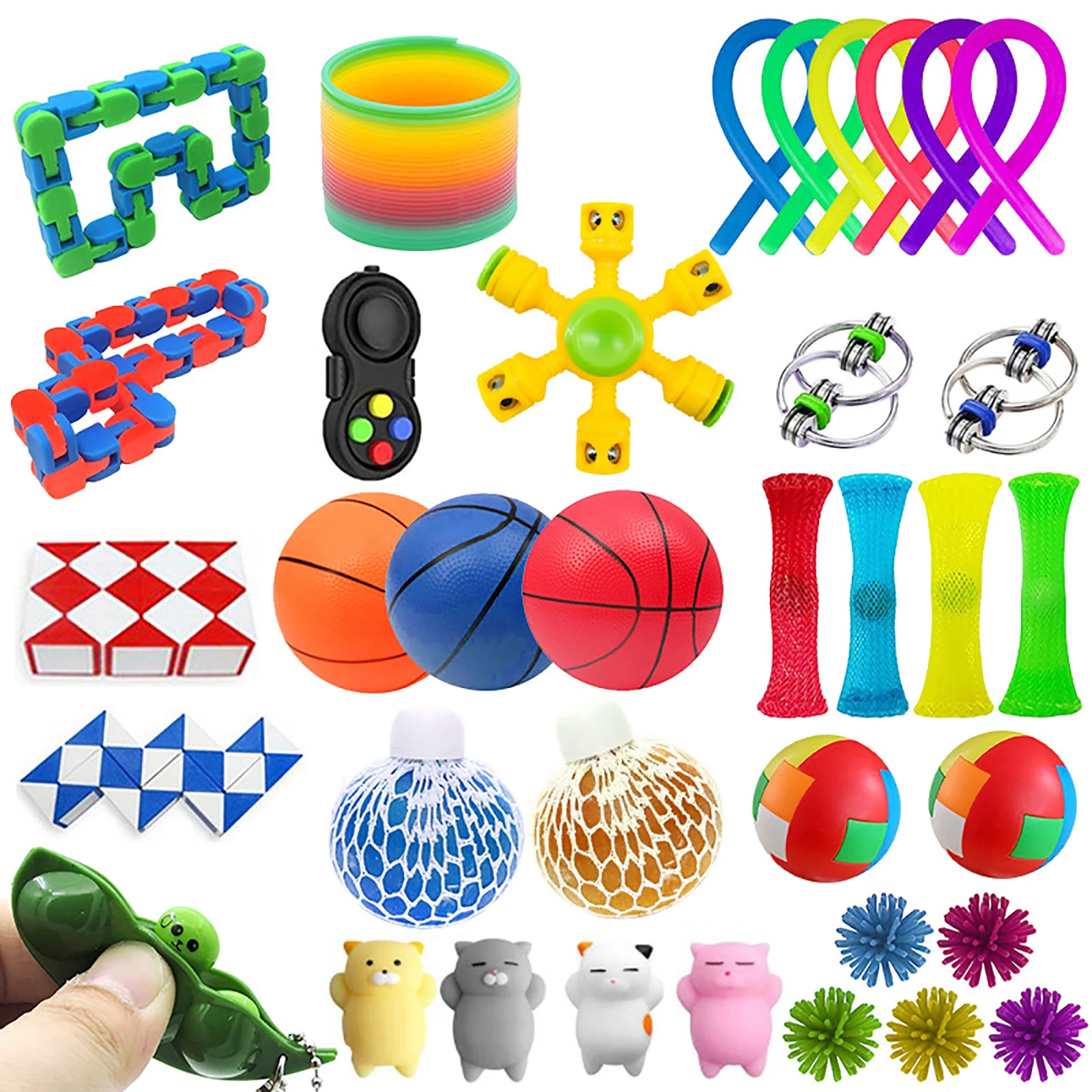 

2021 Sensory Toy Set For Kids Adult 36pc Anti Stress Toy Set Relief Stress Sensory Anxiety Stress Relief Toy Set Fidget Toys
