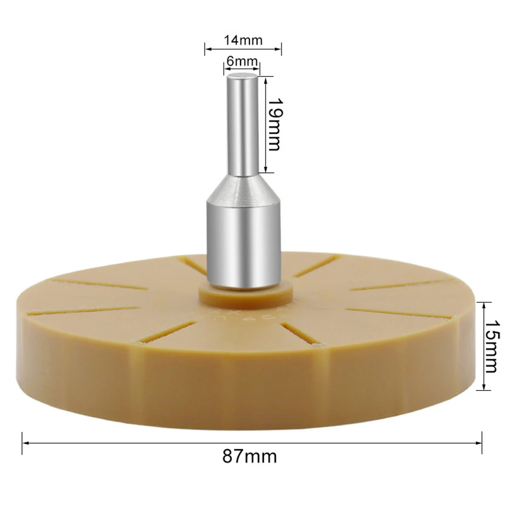 

Pad Eraser Practical Paint Pinstripe Cleaning Repair Tool Car Sticker Remover Disk Auto Maintenance Universal Rubber Wheel