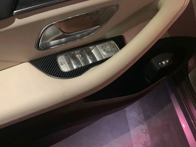 Для Mercedes-Benz GLE-Class V167 GLE350 450 2019-2020 нержавеющая сталь дверь окно подлокотник Крышка