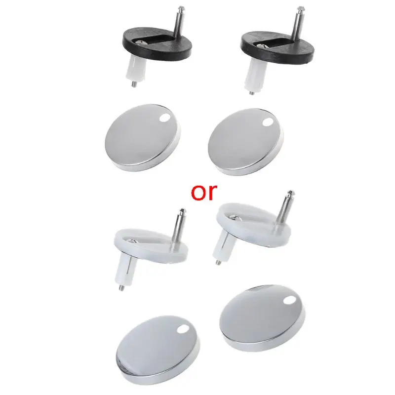 2Pcs Top Fix WC Toilet Seat Hinges Fittings Quick Release Cover Hinge Screw | Обустройство дома