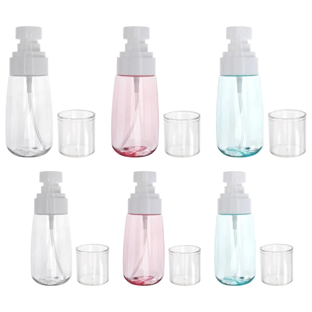 

6pcs Makeup Facial Lotion Bottles Cosmetic Storage Jars Lotion Empty Bottles