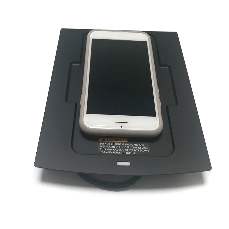 Автомобильное беспроводное зарядное устройство QI 15 Вт быстрое для телефона