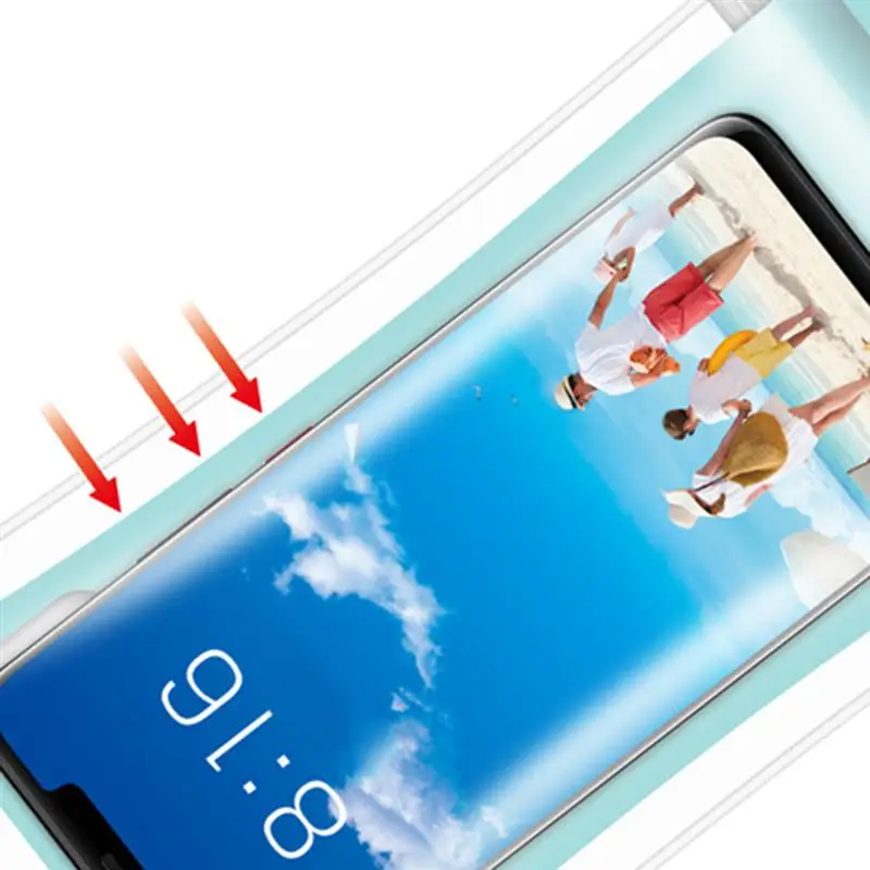 1 шт. полезный Прозрачный чехол для телефона водонепроницаемый мобильный телефон