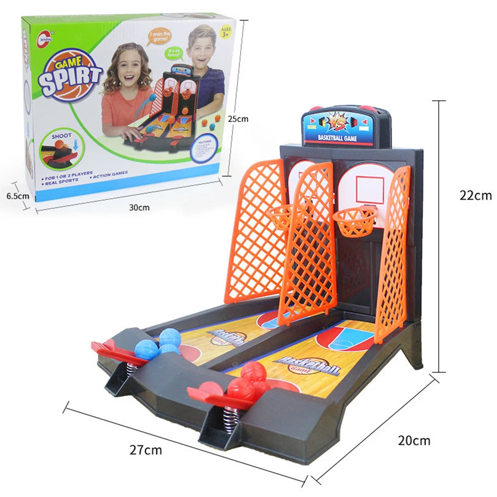 

Fun Puzzle Children Double Battle Finger Ejection Basketball Desktop Parent-child Interactive Shooting Game Sports Gift 714