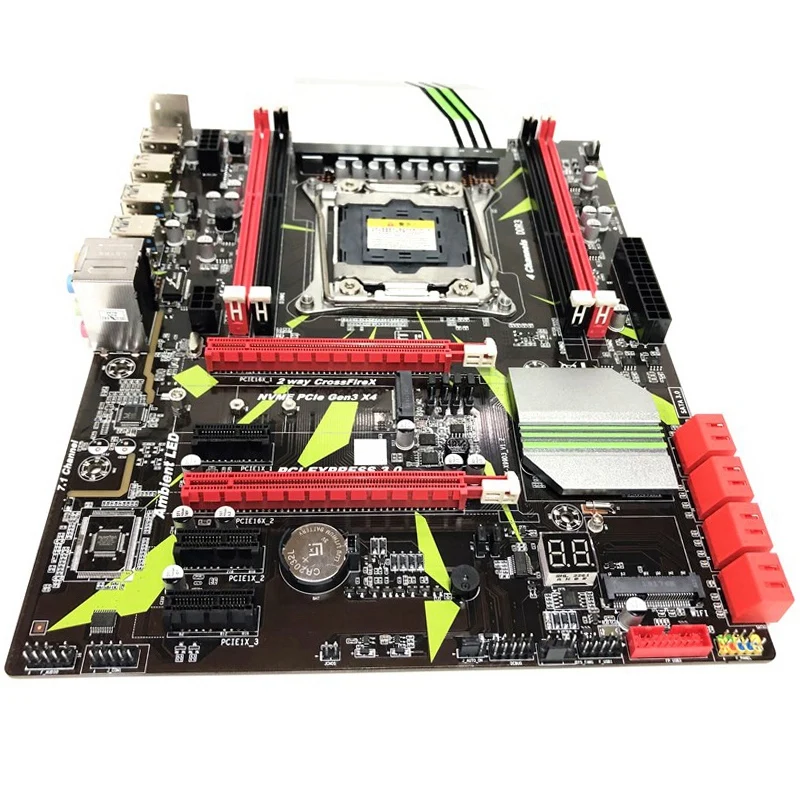 X99 LGA2011 V3 высокоскоростной модуль 4 канала DDR3 профессиональная материнская плата