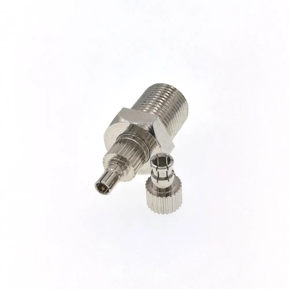 10 шт. Универсальный CRC9 штекер + TS9 на F гнездо RF адаптер Huawei ZTE 4G Модем|male female connector|ts9