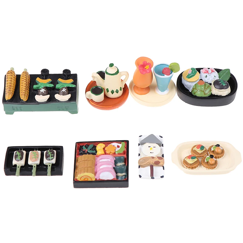 DIY аксессуары подарок для ребенка имитация кофейного торта фигурки еда десерт