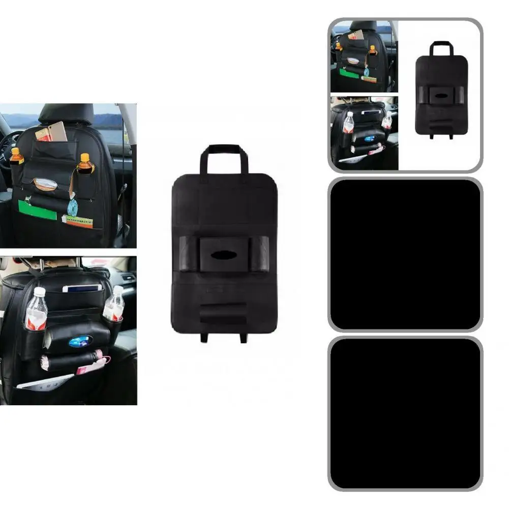 

Seat Storage Container Eco-friendly Practical Fine Stitching Universal Car Backseat Storage Organizer