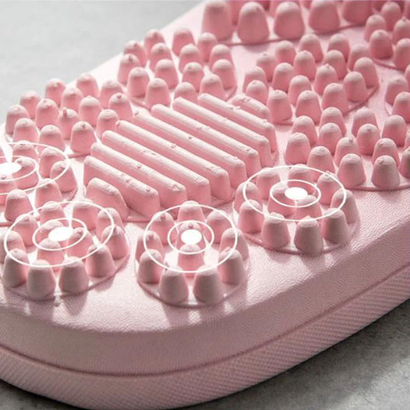 Рефлекторный массажер для ног Мягкие Шлепанцы ванной Нескользящие домашние