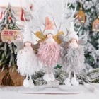 Рождественское украшение 2021, подвеска Рождественский Ангел, плюшевое украшение кукла, Рождественское украшение, новогодние подарки 2022, рождественские подарки