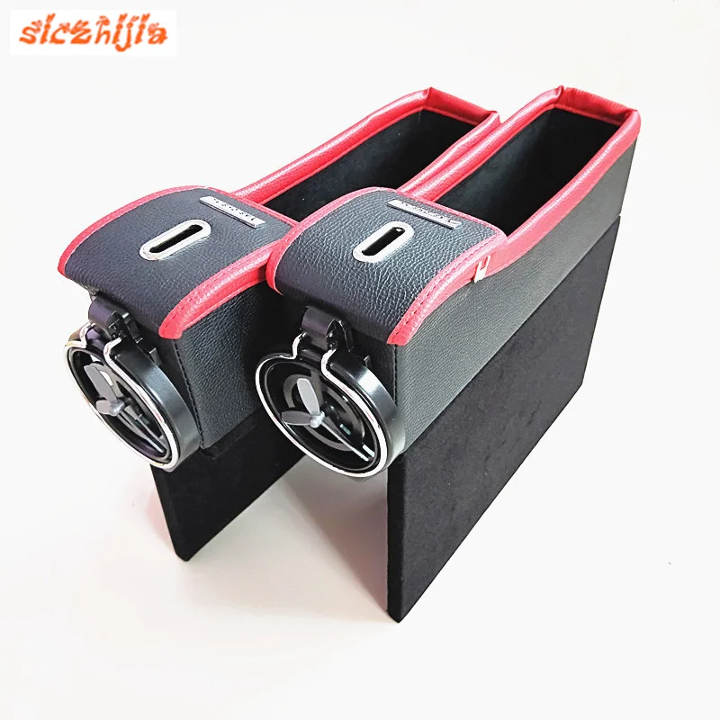 Автомобильный многофункциональный держатель для чашки кожаный Skoda Octavia Fabia Rapid