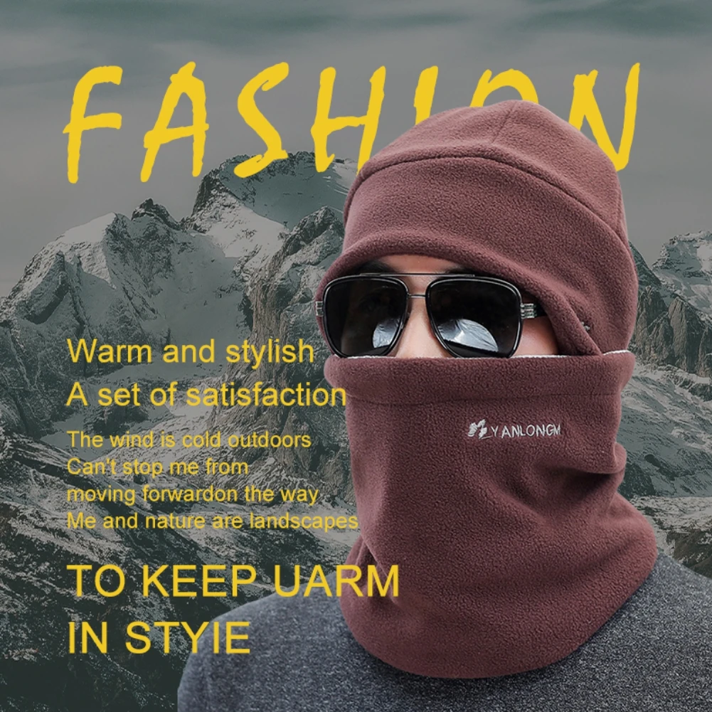 Зимние ветрозащитные шарфы для мужчин и женщин флисовая бандана шарф-маска