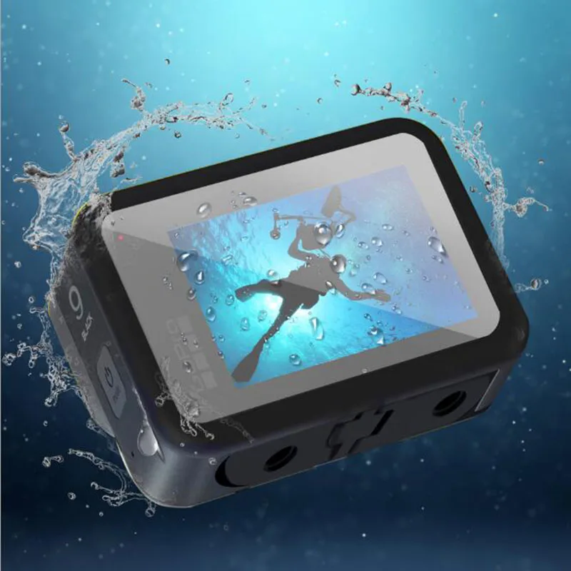 Защитная пленка из закаленного стекла для GoPro Hero 9 Черная защитная объектива