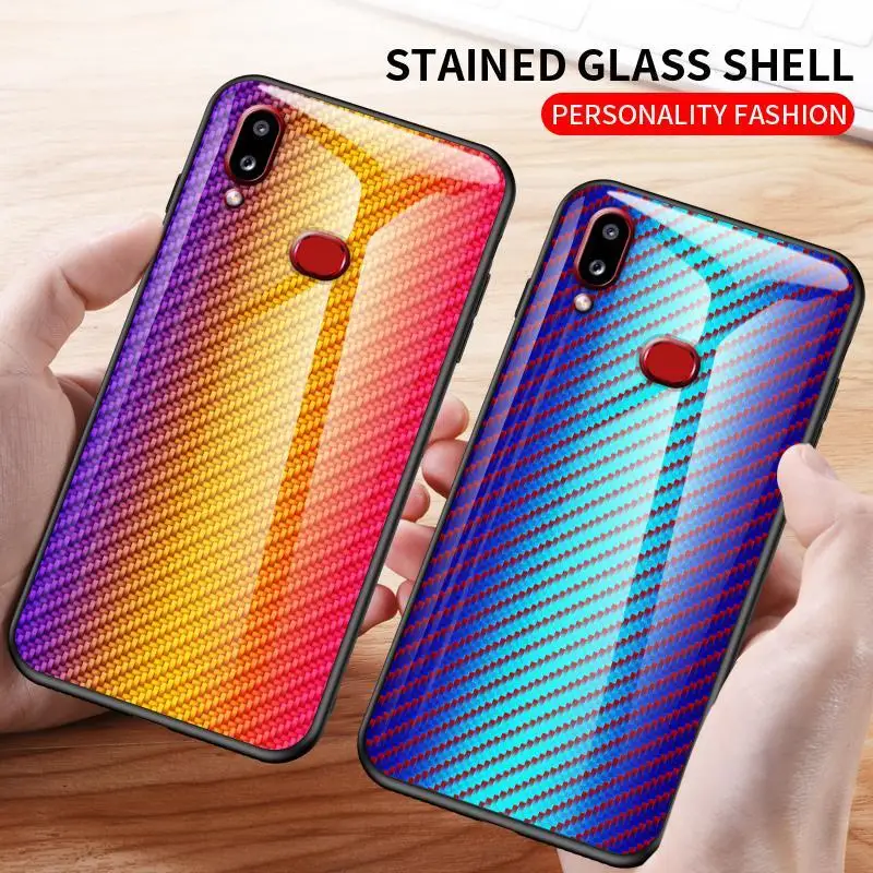 Градиентный чехол для samsung Galaxy A10S A50S M30S A70 A50 Примечание 10 Pro A6 A8 J4 J6 плюс 2018 J3 J5 J7 2017