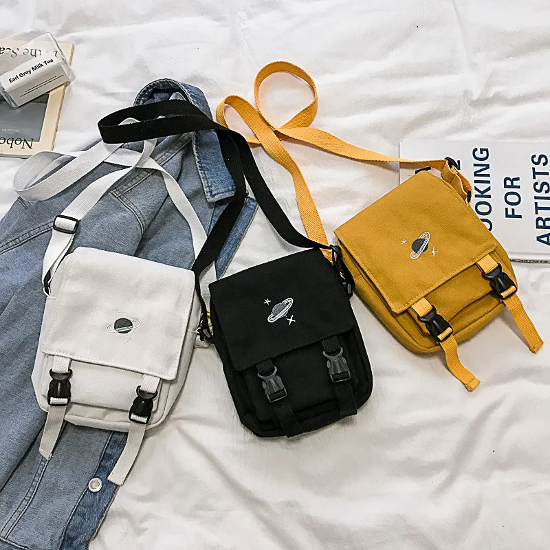 Холщовые сумки через плечо для женщин и мужчин новинка 2020 унисекс с вышивкой