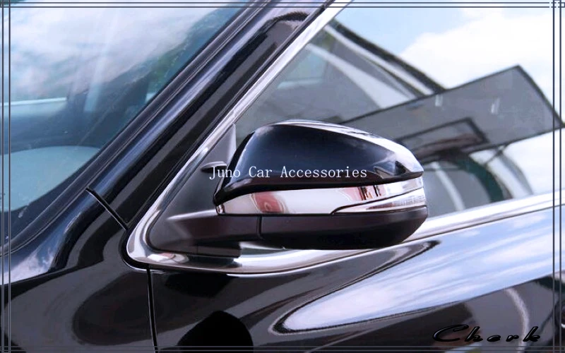 2 шт./компл. ABS хром для Toyota Highlander 2015 2016 Боковая дверь задняя боковая крышка зеркала