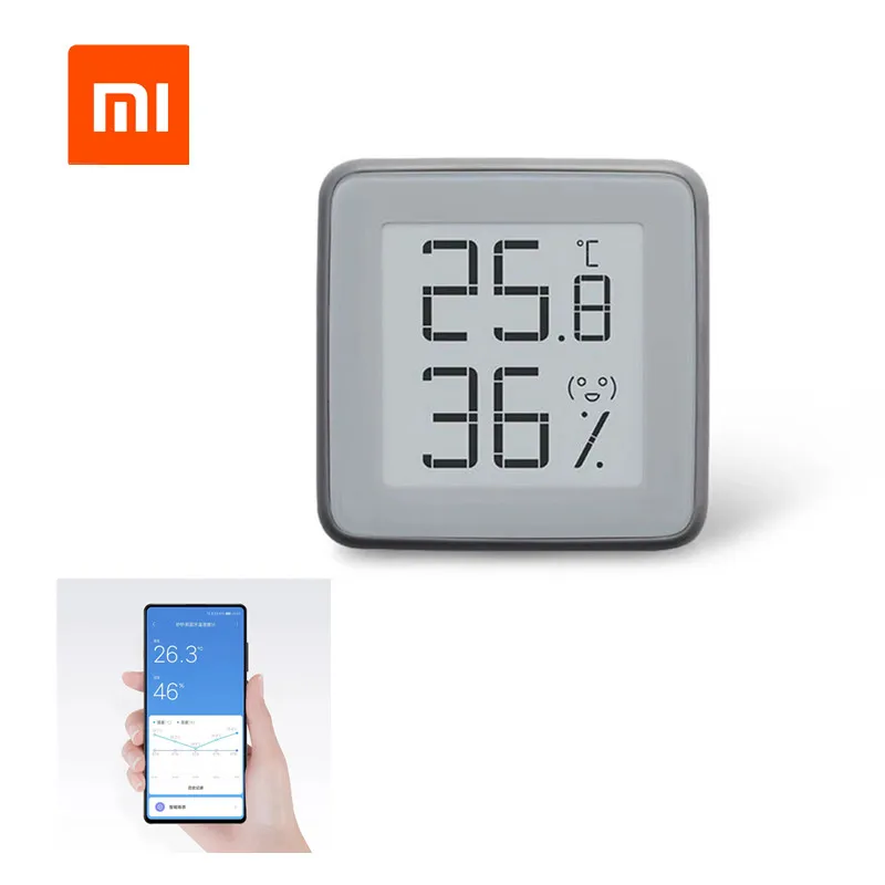 

[Обновленная версия] умный Bluetooth-Термометр-Гигрометр Xiaomi MMC E-Ink с экраном BT2.0, работает с приложением MIJIA и инструментами для домашнего гаджет...