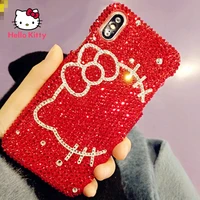 hello kitty phone case for iphone 13 13 pro max 12 pro 12 pro max diamond shiny mobile phone case for iphone 11 por max case