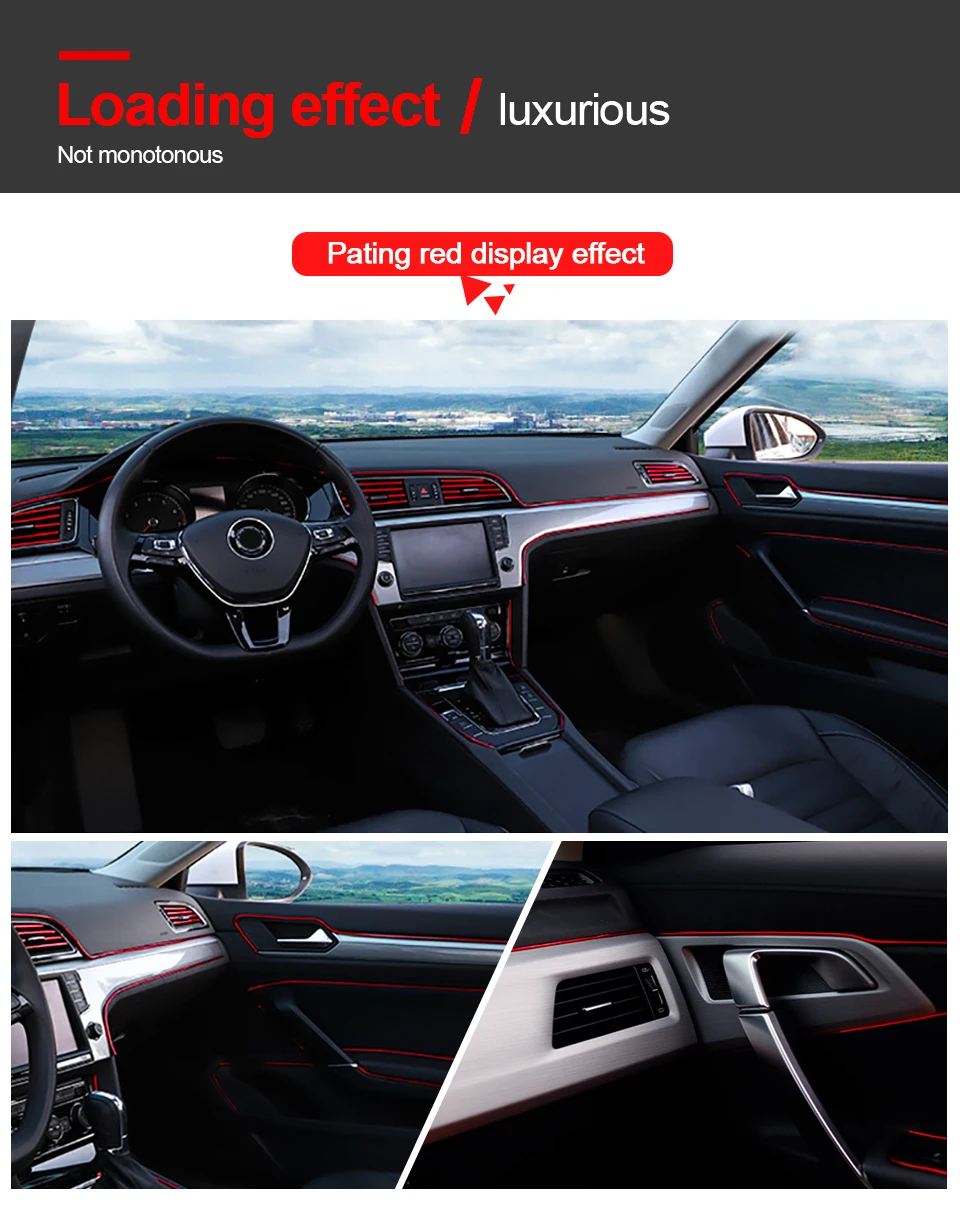 LOEN 5 м Высокое качество переоборудование аксессуары для Vw Golf 7 Mk7 Skoda Superb rapid Citigo Fabia Octavia A5 A7 Seat Leon Ibiza