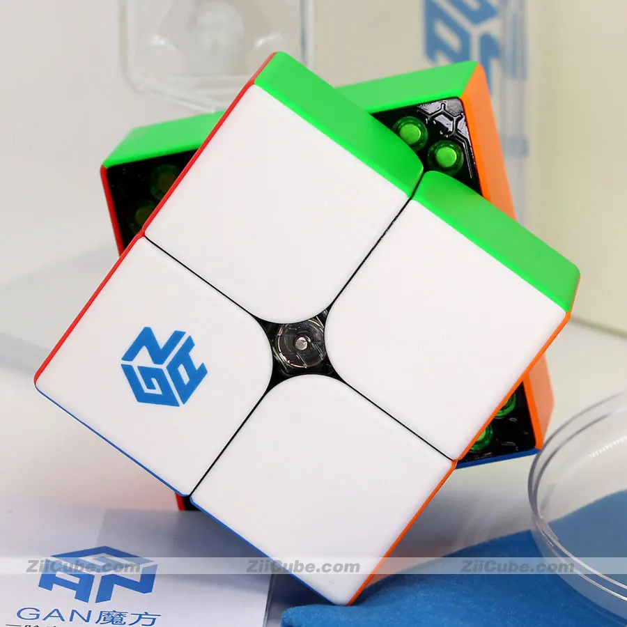 Волшебный кубик-головоломка, магнитный кубик GAN 251 M 2x2x2 2x2 stickerless GAN251 M, профессиональный скоростной кубик