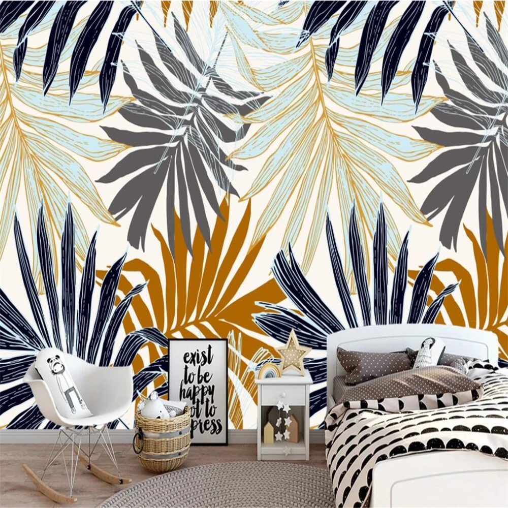 Большие Настенные обои Milofi на заказ ручная роспись акварель растение линия