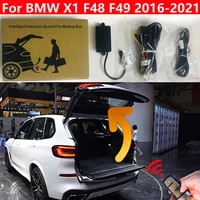 tail box for bmw x1 f48 f49 2016 2021 power electric tailgate foot kick sensor car trunk opening intelligent tail gate lift