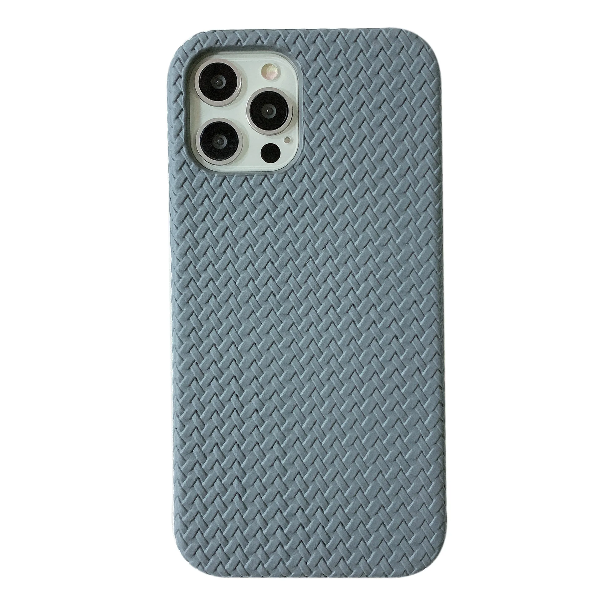 

Ультратонкий кожаный чехол-накладка с тканевым рисунком для iPhone 13, 12, 11 Pro Max, X, XR, XS Max, модный простой защитный чехол в деловом стиле