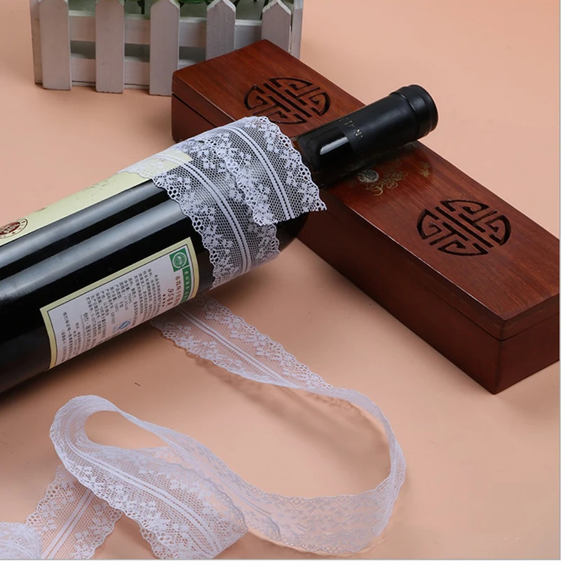 10 метров неэластичная кружевная Вышивка отделка Лента DIY игрушка кукла платье