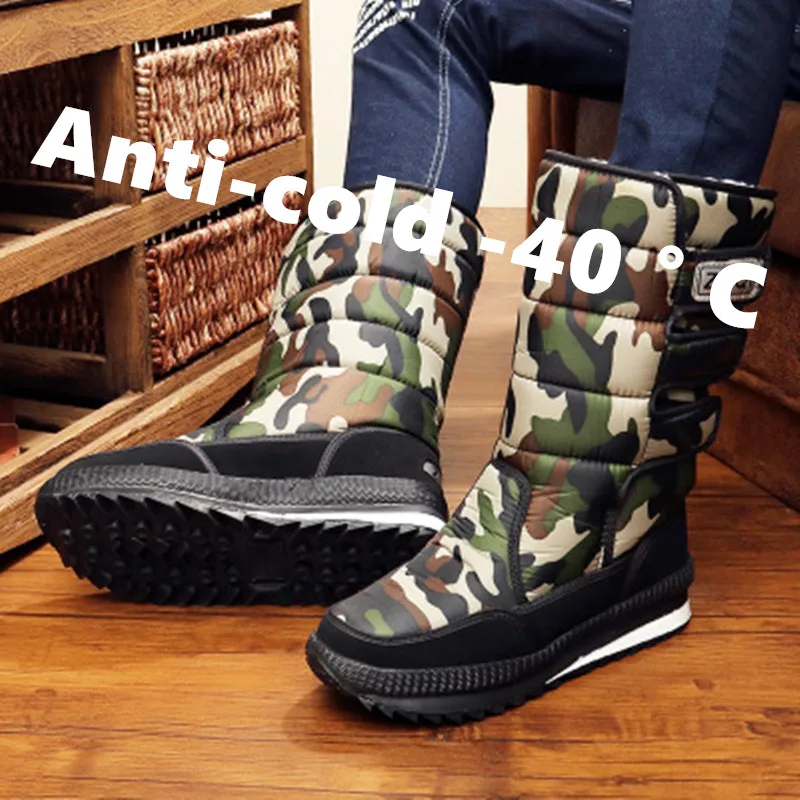 

39-47 men winter boots Comfortable Non-Slip 2019 warm winter men shoes #NXC102