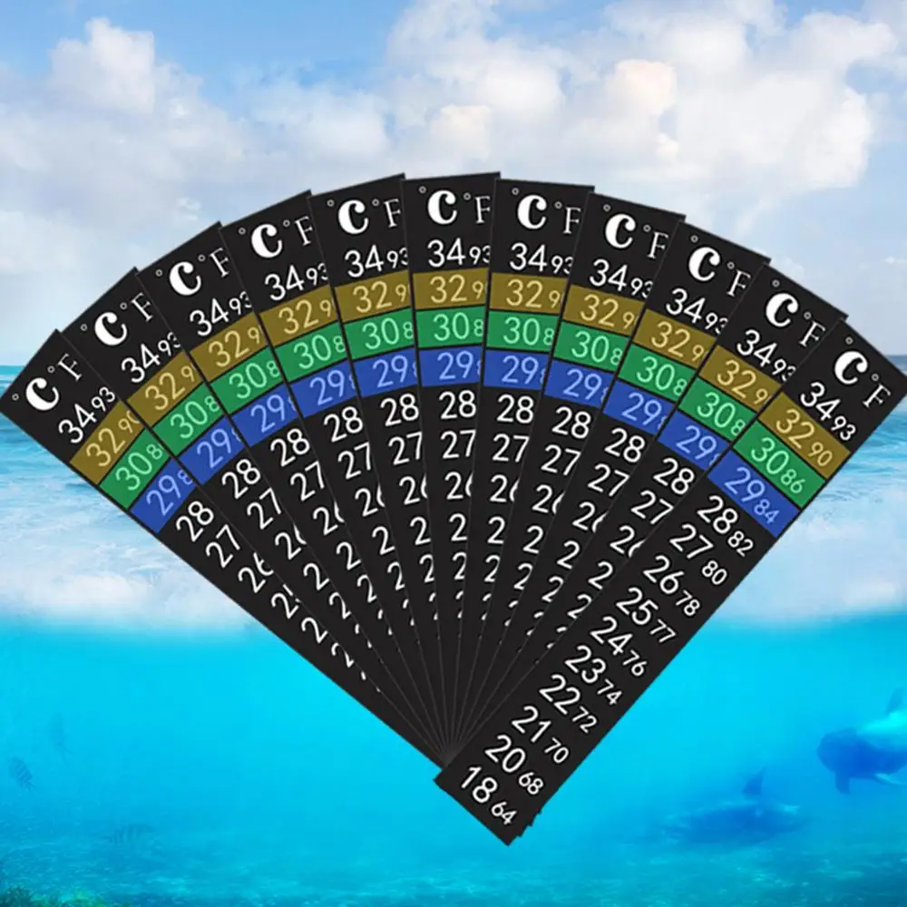Уникальный 3 шт. многоцелевой двойной шкалой для аквариума Температура термометр