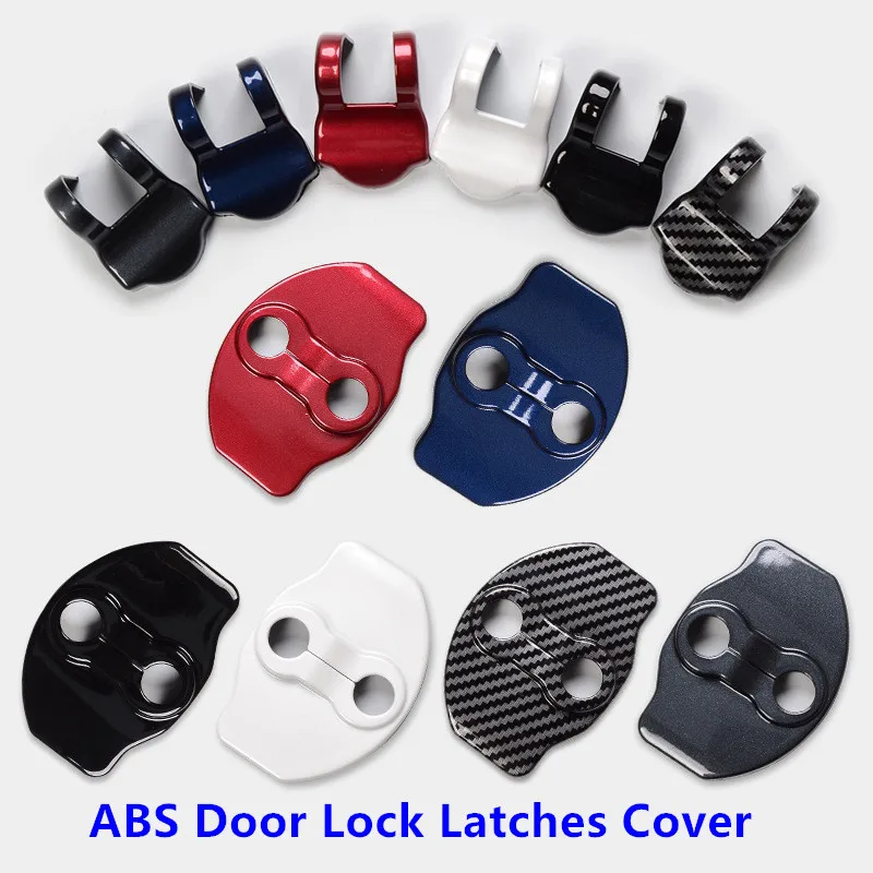 

Car Styling Protect Sticker Door Lock Latches Protective For Tesla Model 3 ABS Auto Door Lock Rustproof Stopper Limiting Cover