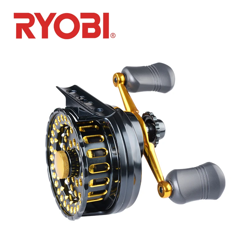 Оригинальная Рыболовная катушка RYOBI IKADA 60III для ловли нахлыстом гладкая с