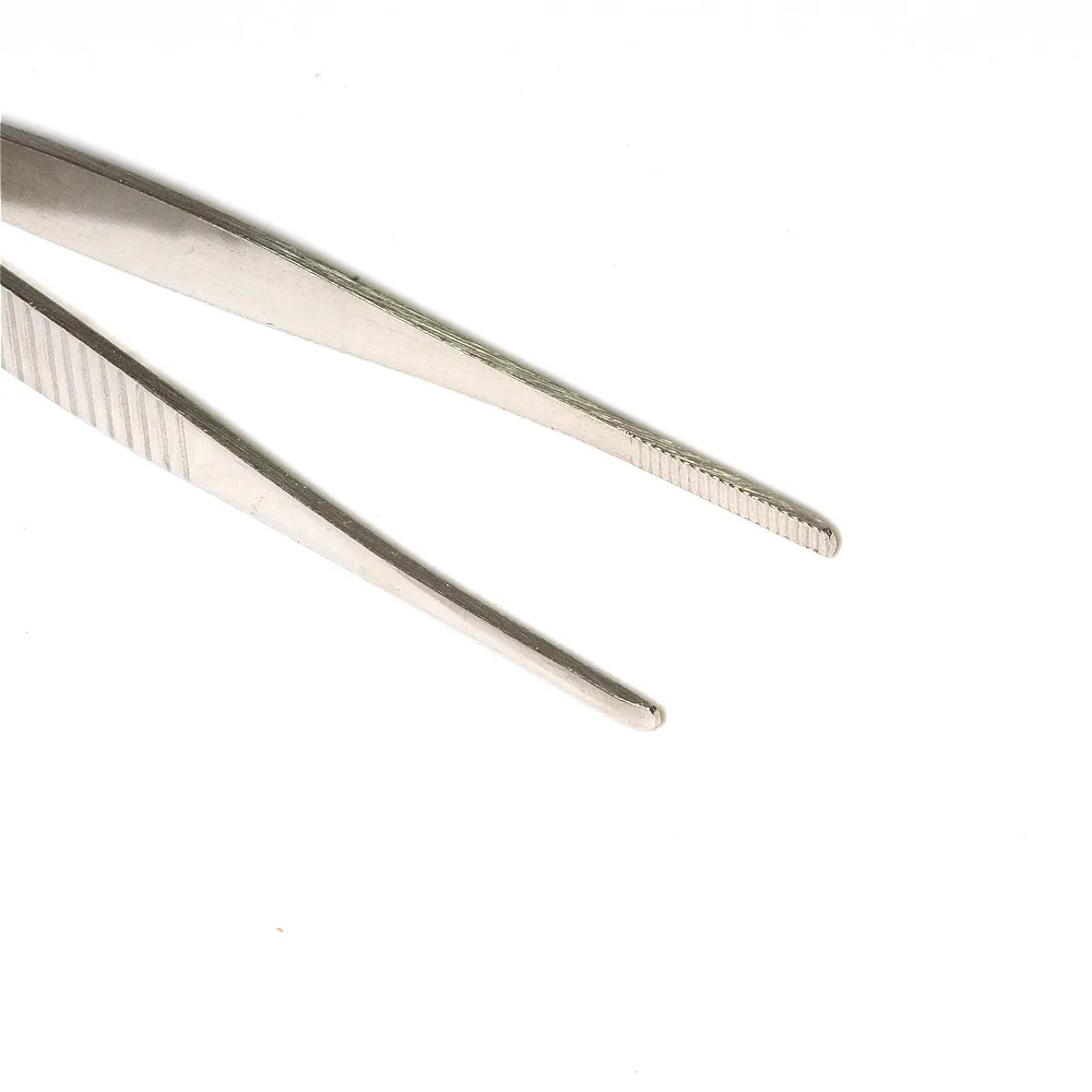 Пинцет из нержавеющей стали 160 мм лабораторный вспомогательный пинцет прямой