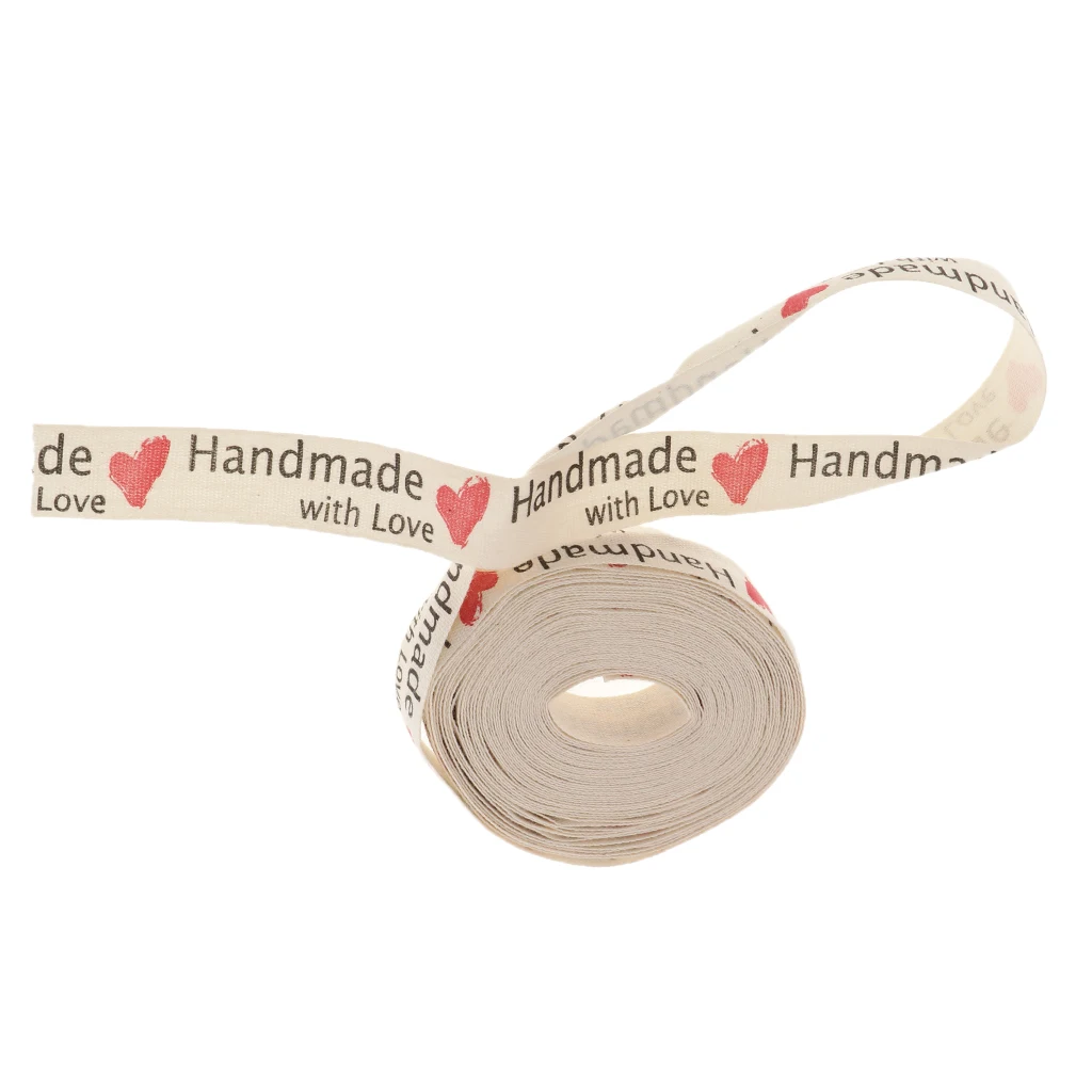 Лента из хлопка ручной работы 15 мм 5 ярдов|Украшения своими руками для вечеринки| |