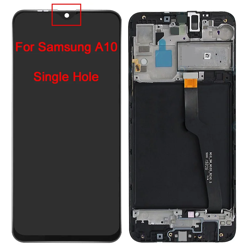 Оригинальный ЖК дисплей A10 для Samsung Galaxy A105 A105F SM 2019 с рамкой 6 22 дюйма запчасти