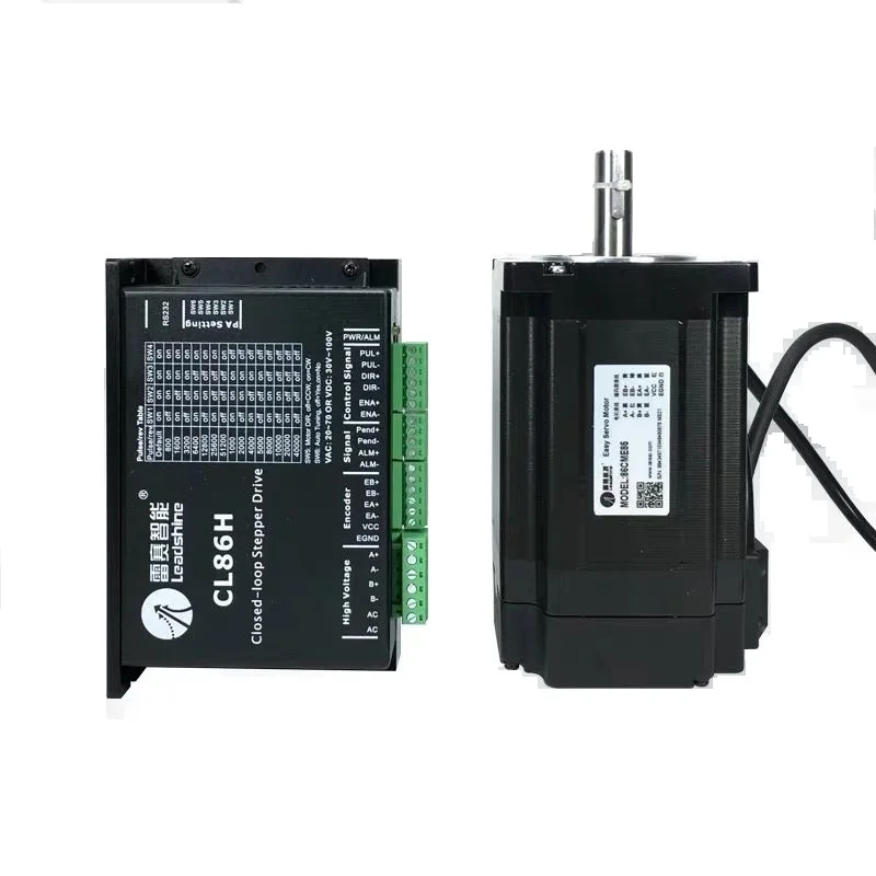 Комплект гибридного сервопривода с замкнутой петлей Leadshine nema34 8.5NM CL86H и 86CME85