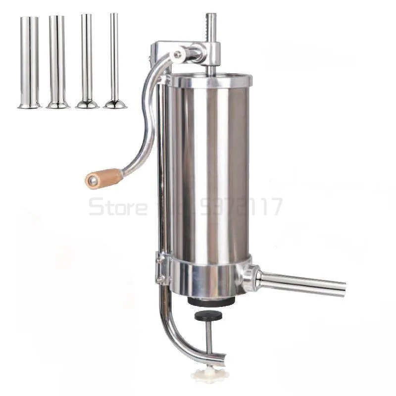 

Manual Sausage Fill Meat Stuffer Stainless Steel Sausage Filling Machine Homemade Sausage Syringe Sausage Maker