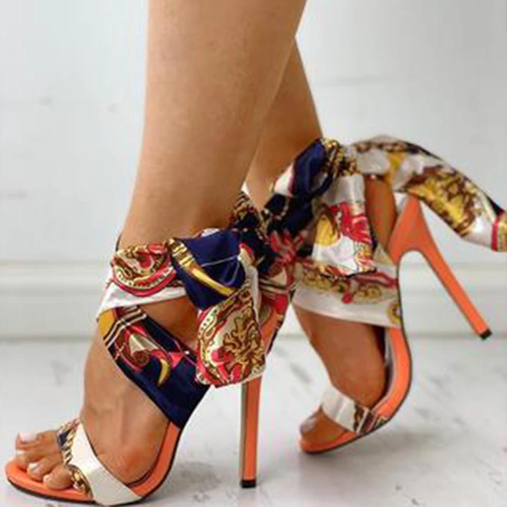 

Summer Women Pumps T-stage Transparent Sandals Sexy Snakeskin Pumps Female Cover Heel Party Wedding High Heels Ladies Plus Size