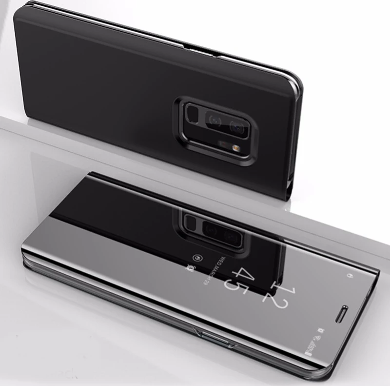 Умный зеркальный флип-чехол для samsung Galaxy Note 10 Plus 9 8 5 4 3 чехол для телефона защитная крышка чехол