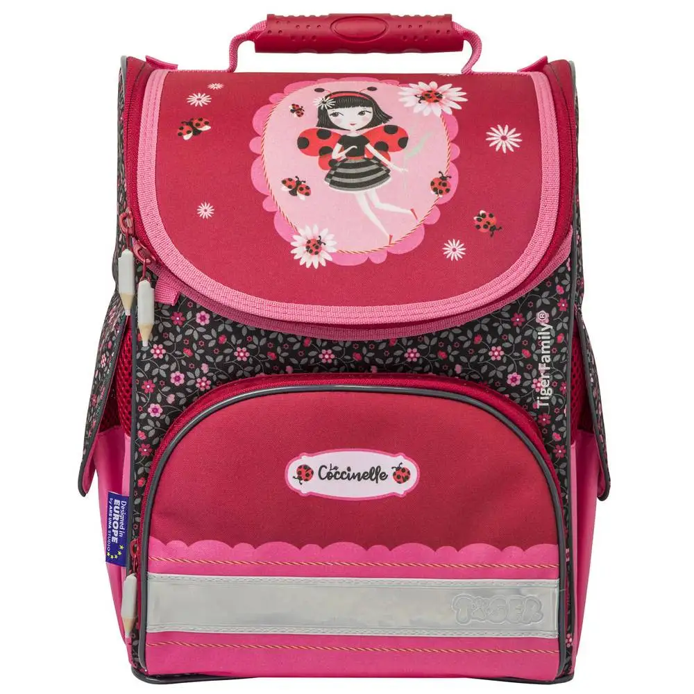 Ранец TIGER ENTERPRISE школьный для девочки красный|Школьные ранцы| |