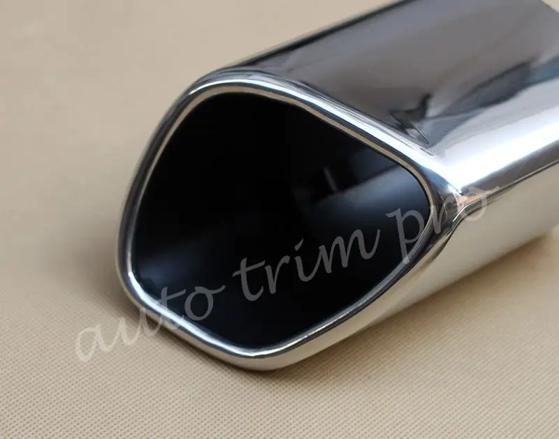 Хромированный задний глушитель выхлопной трубы наконечник для Volvo XC60 S60 T5