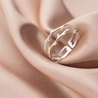 Романтическое очаровательное Открытое кольцо для женщин, винтажные кольца на фаланги, вечерние кольца в стиле бохо, ювелирные изделия в стиле готик-панк подарки для девушек