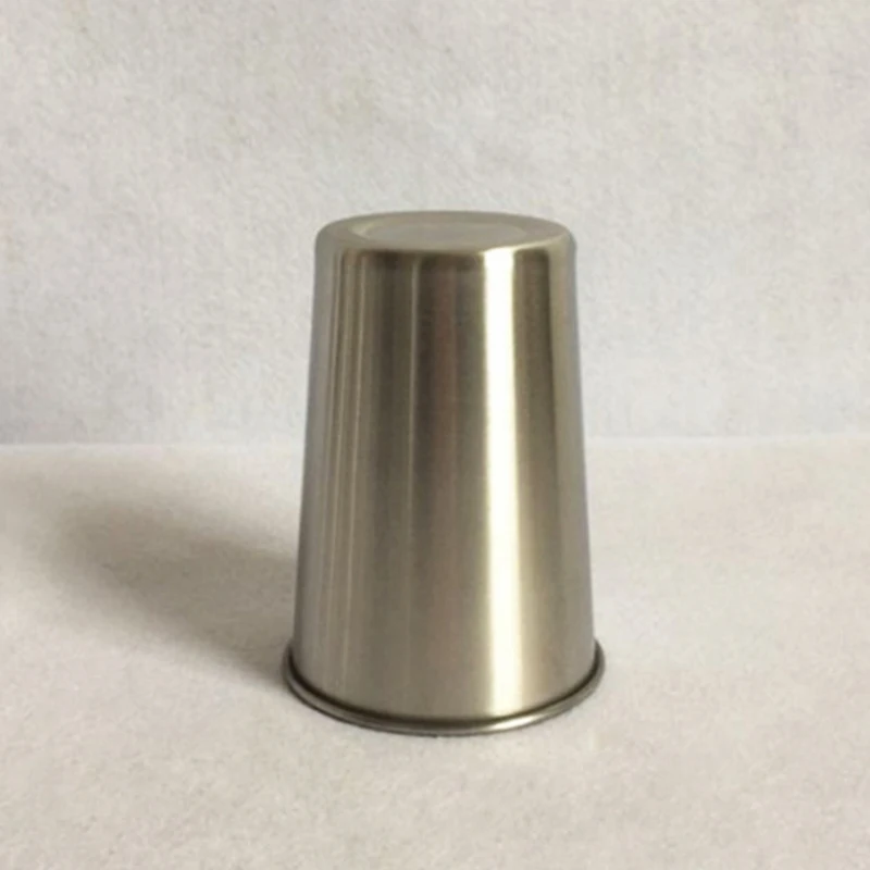 350 мл Нержавеющая сталь кружки перемещения металла Кружки Стаканы объемом в одну