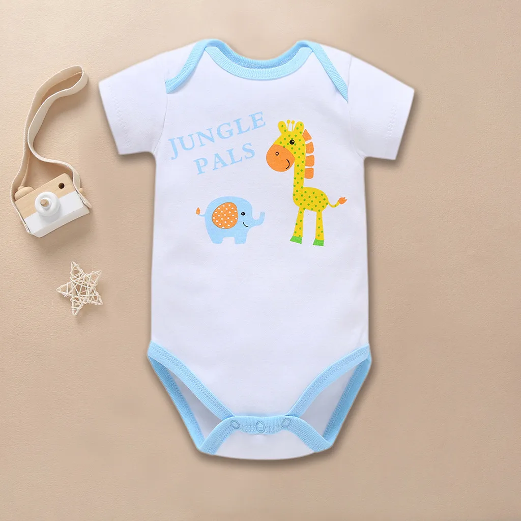 6 мес. 24 комбинезон для новорожденных девочек и мальчиков с рисунком одежда