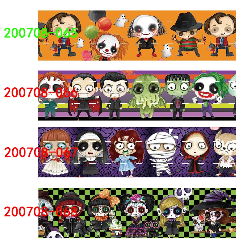 

(50 yards/lot) New style Halloween cartoon ribbon