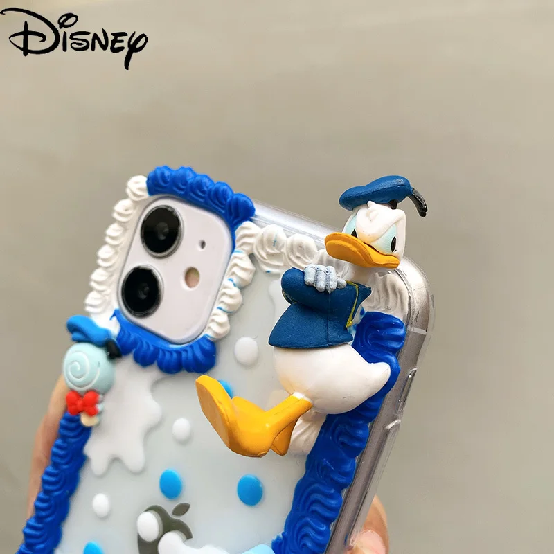 

Disney cute Donald Duck handmade diy creative mobile phone case for iphone 12mini/11promax/12promax/se/xr/7plus/8p/xs/xsmax/11
