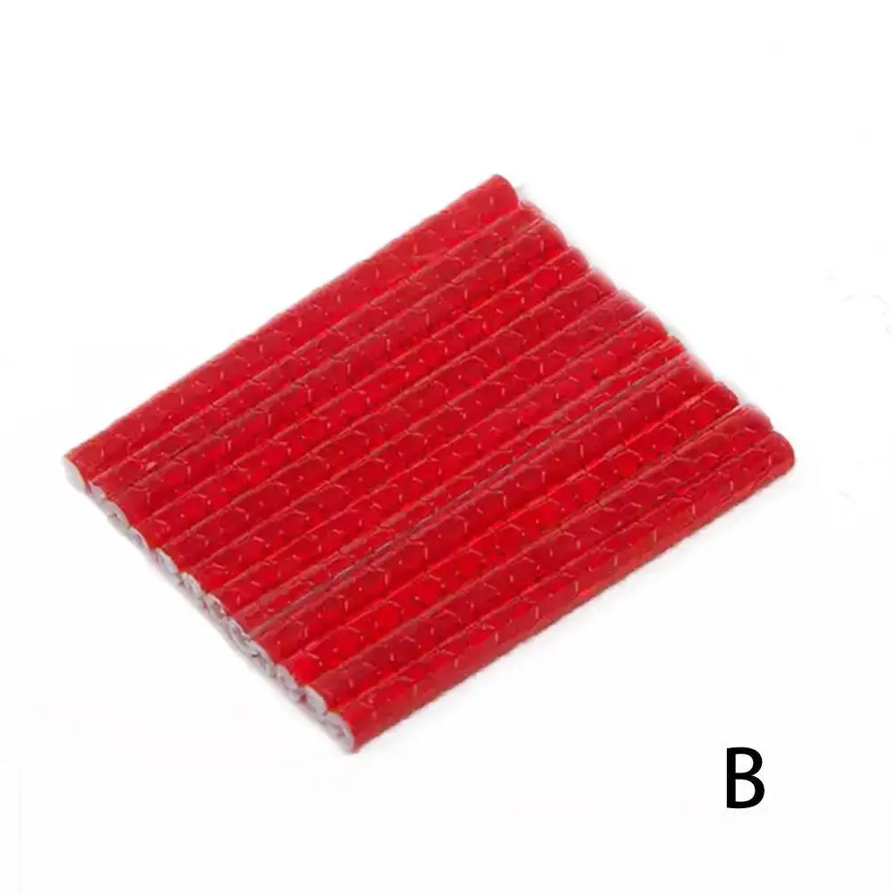 12 шт велосипед Цвет Фул светоотражающий говорил кольцо открытый полосы для