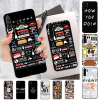 central perk coffee friends tv show how you doin phone case for huawei honor 10 i 8x c 5a 20 9 10 30 lite pro voew 10 20 v30